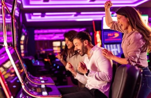 DANA mobile wallet app icon and interslot deposit screen on smartphone