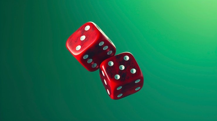 Gaple game board on interslot showing played dominoes chain and live dealer narration